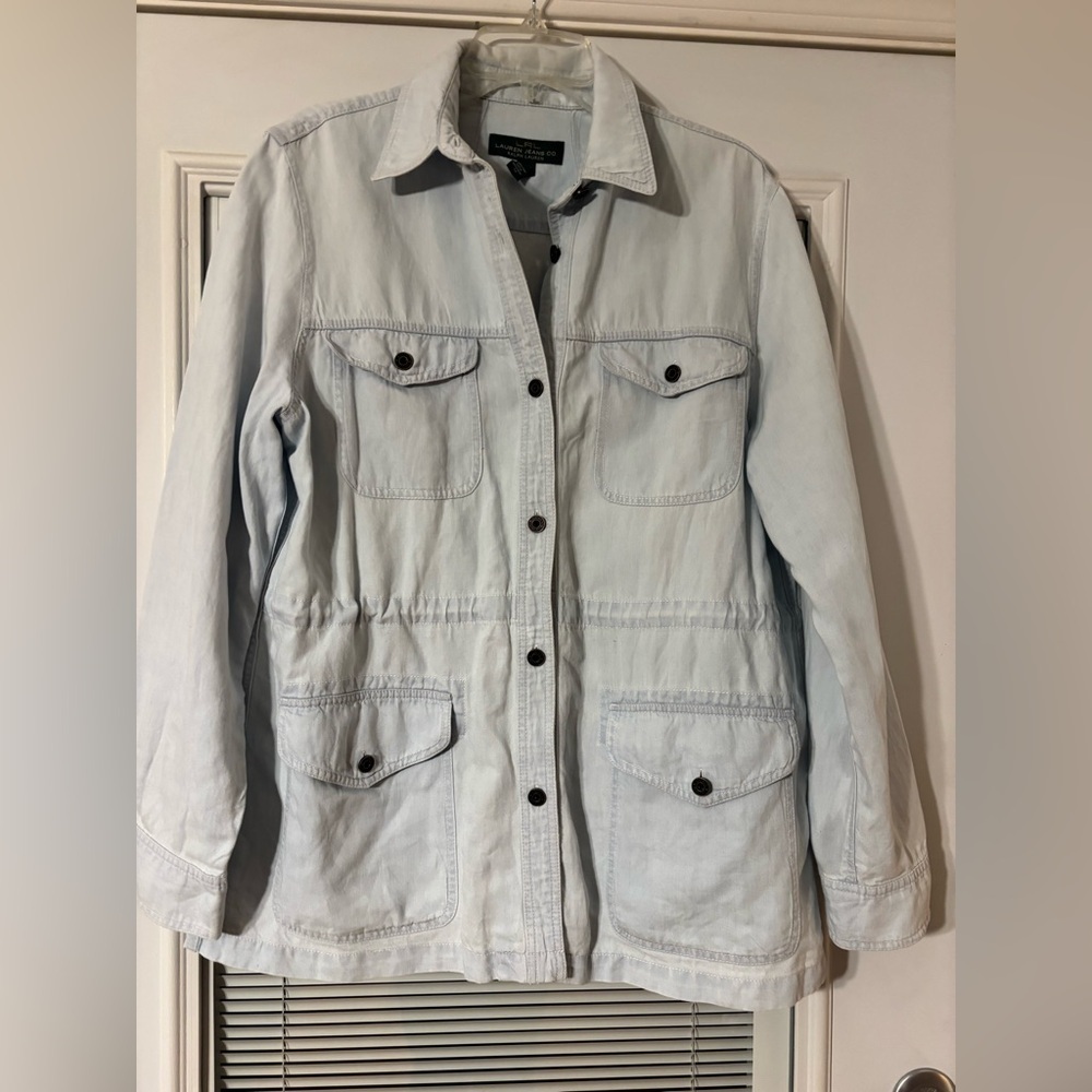 Ralph Lauren Jean Co Light Blue Utility Jacket